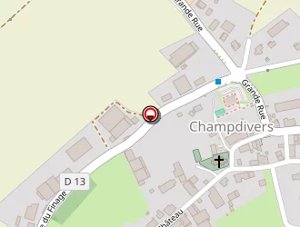 Carte de Chez Jeanne à Champdivers