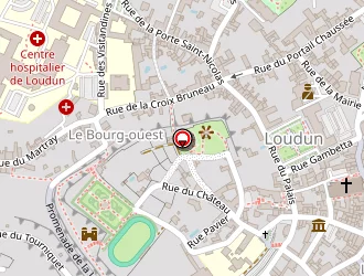 Carte de Pôle Emploi Loudun à Loudun