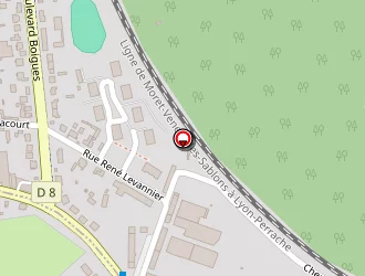 Carte de Bouguin à Fourchambault