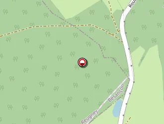 Carte de Pistes De Ski De Fond à Levier