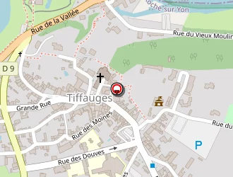 Carte de Ecole Publique à Tiffauges