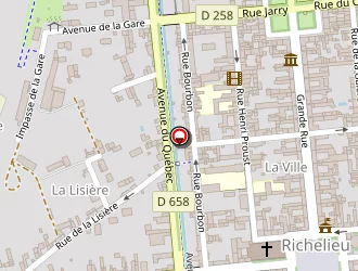 Carte de La Poste à Richelieu