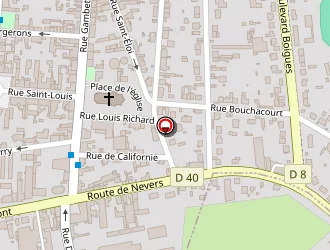 Carte de Ecole Du Chasnay à Fourchambault