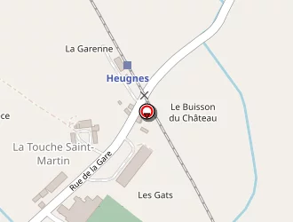 Carte de Maison Des Associations à Heugnes