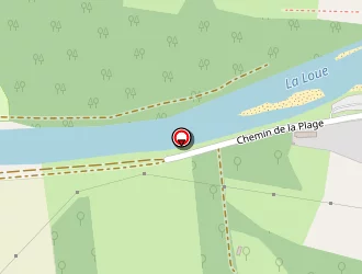 Carte de La Plage à Parcey