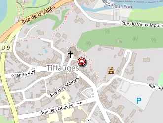 Carte de Hôtels Inn à Tiffauges