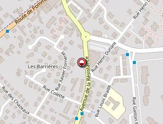 Carte de Espaces Verts 21 à Beaune