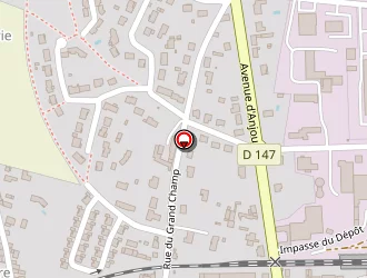 Carte de Espace Terrena à Loudun