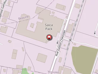 Carte de Eurovia Bourgogne à Beaune