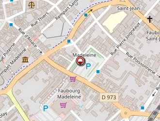 Carte de Enseignes Decosne à Beaune