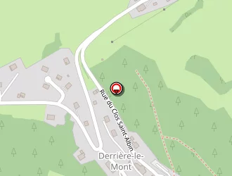 Carte de Perret à Montlebon