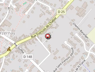 Carte de Mathieu Cyril à Yzernay