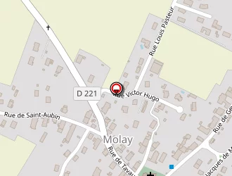 Carte de Pernin Gérard à Molay