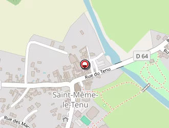 Carte de Fleury André à Saint-même-le-tenu