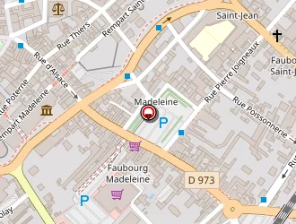 Carte de Elephant Bleu à Beaune