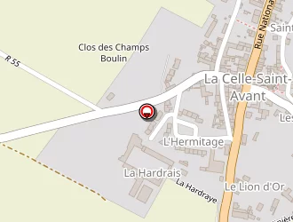 Carte de Cov'etanche à Celle-saint-avant (la)