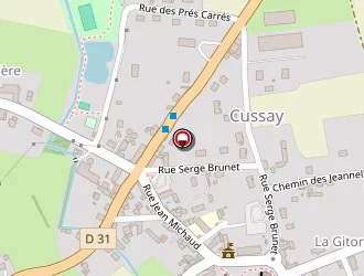 Carte de Ferrant Renovation à Cussay