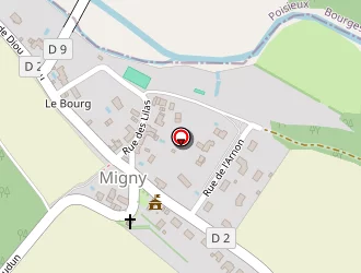 Carte de Soleil De Migny à Migny