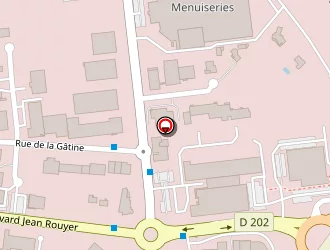 Carte de Bolloré Logistics à Cholet