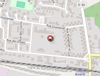 Carte de Amp à Avord