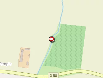 Carte de Le Temple à Courcoué