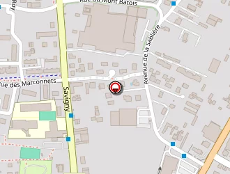 Carte de Espace Tissus à Beaune