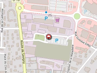 Carte de Cordonnerie Maladière à Beaune