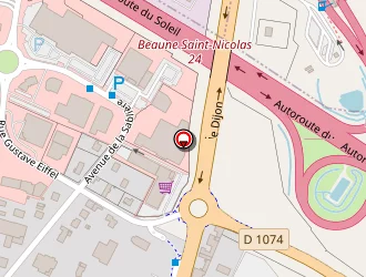 Carte de Bliss Coiffeur Styliste à Beaune