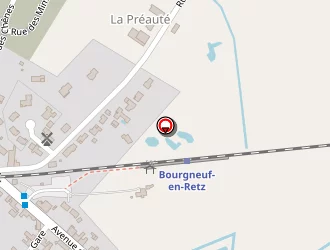 Carte de Menuiserie Québaud à Bourgneuf-en-retz