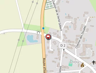 Carte de L Aubergeade à Diou