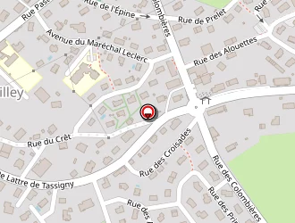 Carte de Jacquin à Gilley