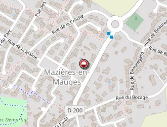 Carte de Ecole Saint Joseph à Mazières-en-mauges