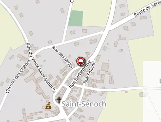 Carte de Menuiserie Lespagnol à Saint-senoch