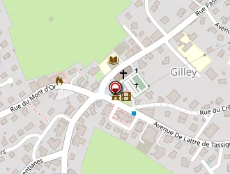 Carte de Fuitière De Gilley à Gilley