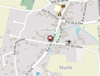 Carte de Ecole Communale à Maillé