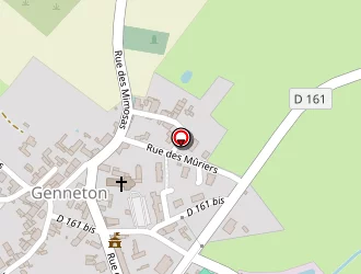 Carte de Ecole Publique à Genneton