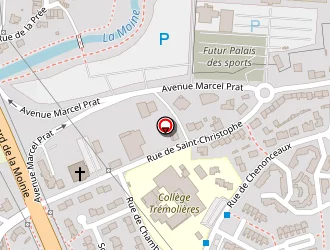 Carte de Collèges Enseignement Secondaire à Cholet