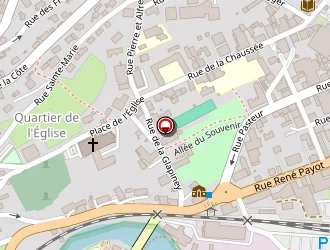 Carte de Presbytère à Morteau