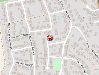 Carte de Carlux à Geneston