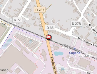 Carte de Menard à Cugand