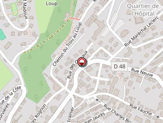 Carte de Le Lutin à Morteau