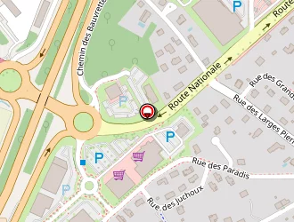 Carte de Bureau Vallée à Choisey