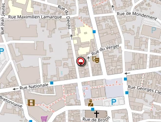 Carte de Ok Taxi Guerard à Cholet