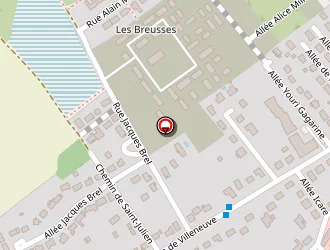 Carte de Aéroport à Bourges