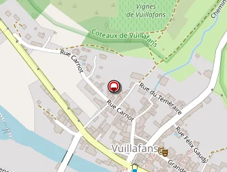 Carte de Camping Du Pré Bailly à Vuillafans