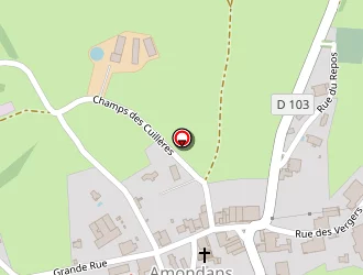 Carte de Espace Beltane à Amondans