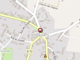 Carte de La Poste à Villequiers