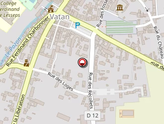 Carte de Fiat Garage Rault à Vatan