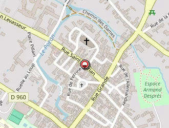 Carte de C.r.c.a.m Centre Ouest à Vatan