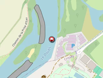 Carte de Centre De Loisirs De Dole à Crissey